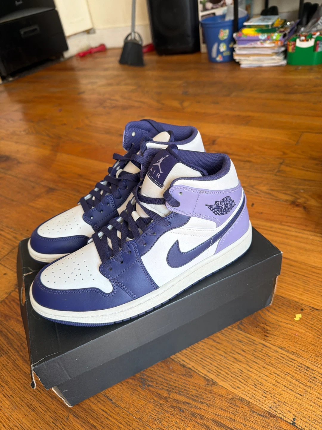 Air Jordan 1 Mid Sky J Purple - photo 2
