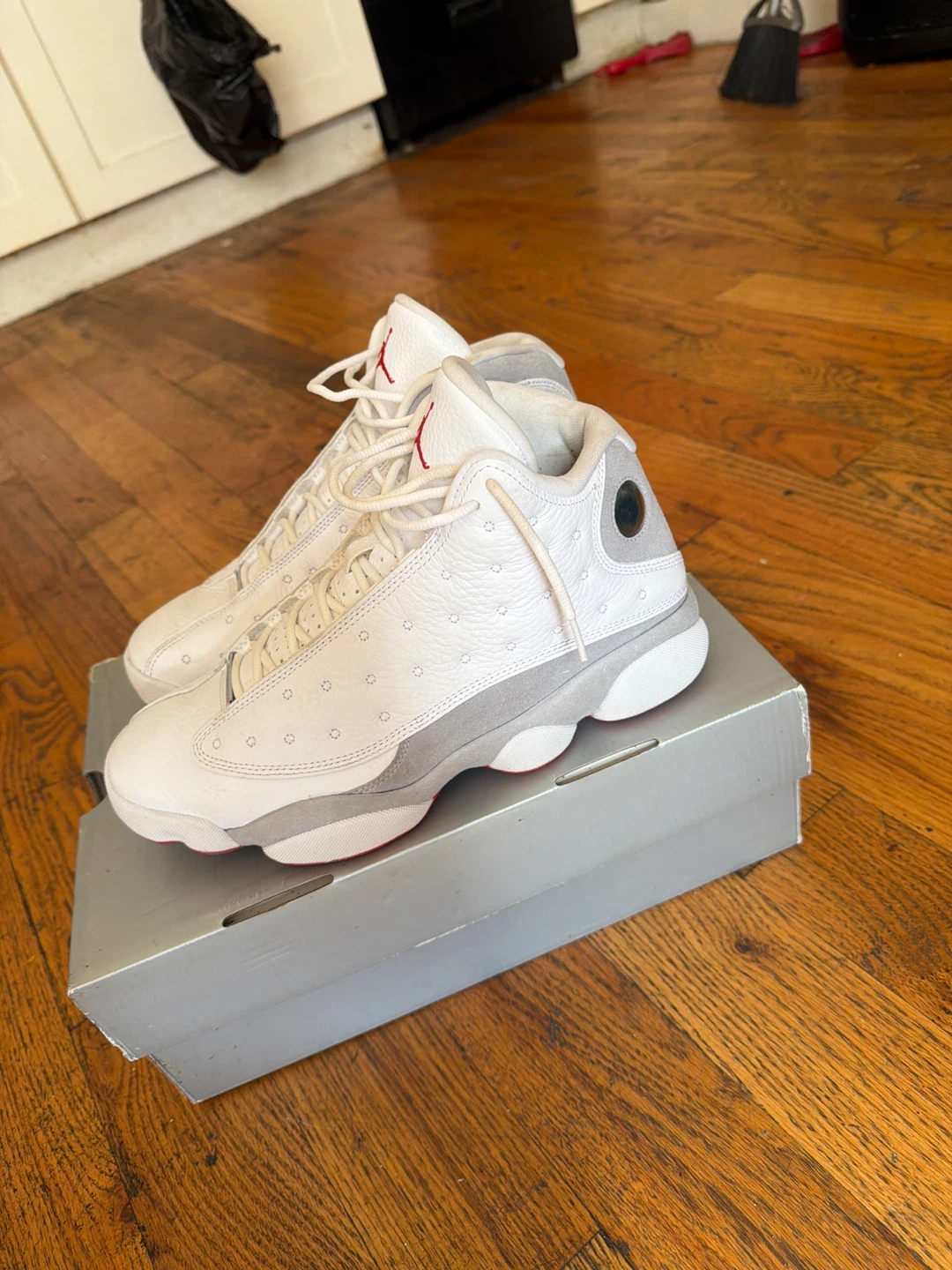 Air Jordan 13 Retro White/True Red-Wolf Grey - photo 2