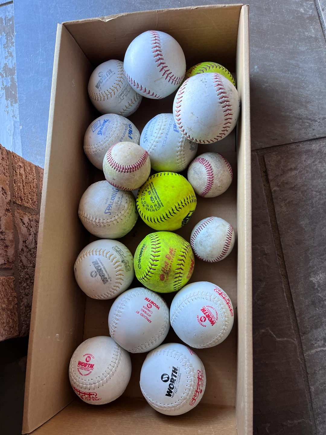 Assorted Softball Collection