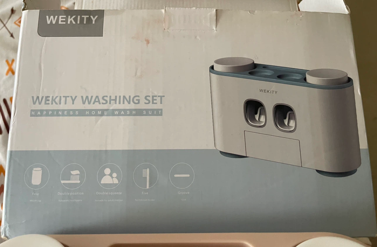 Wekity Washing Set Toothbrush Holder - photo 2