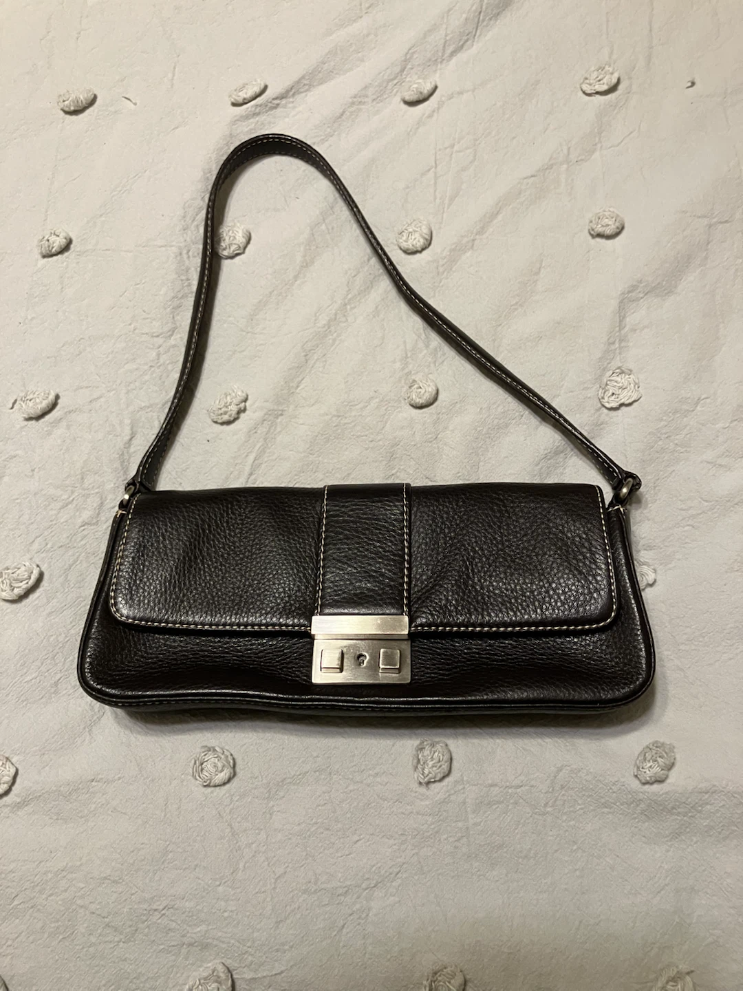 Donald J Pliner Leather Shoulder Bag