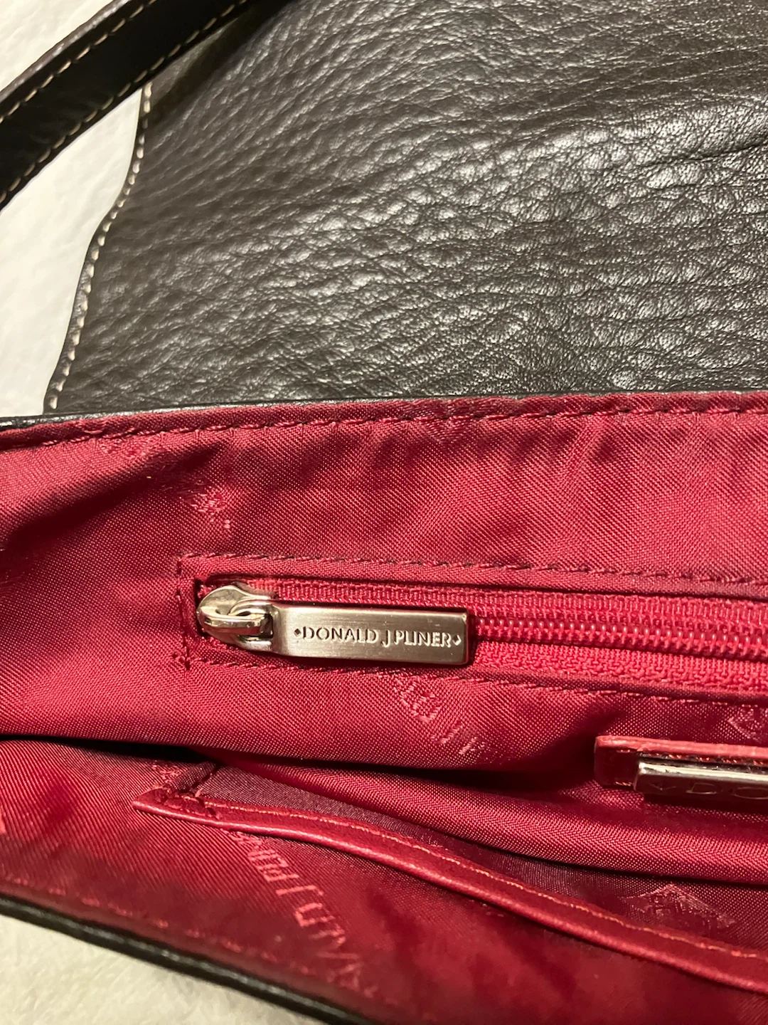Donald J Pliner Leather Shoulder Bag - photo 3