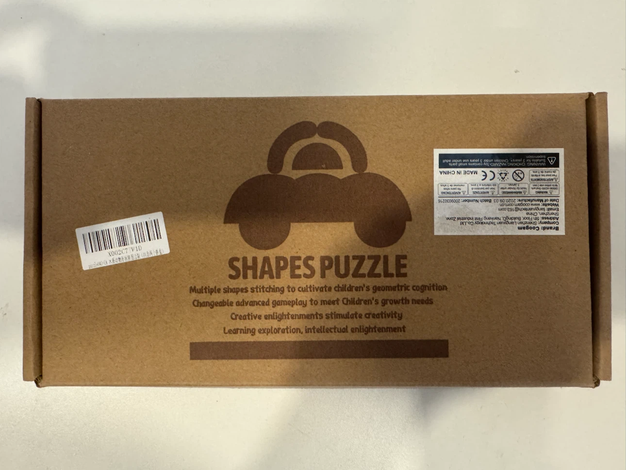 Coogam Shapes Puzzle
