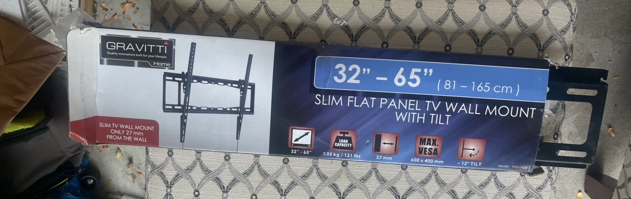 Gravitti Slim Flat Panel TV Wall Mount 32-65 inch - photo 2