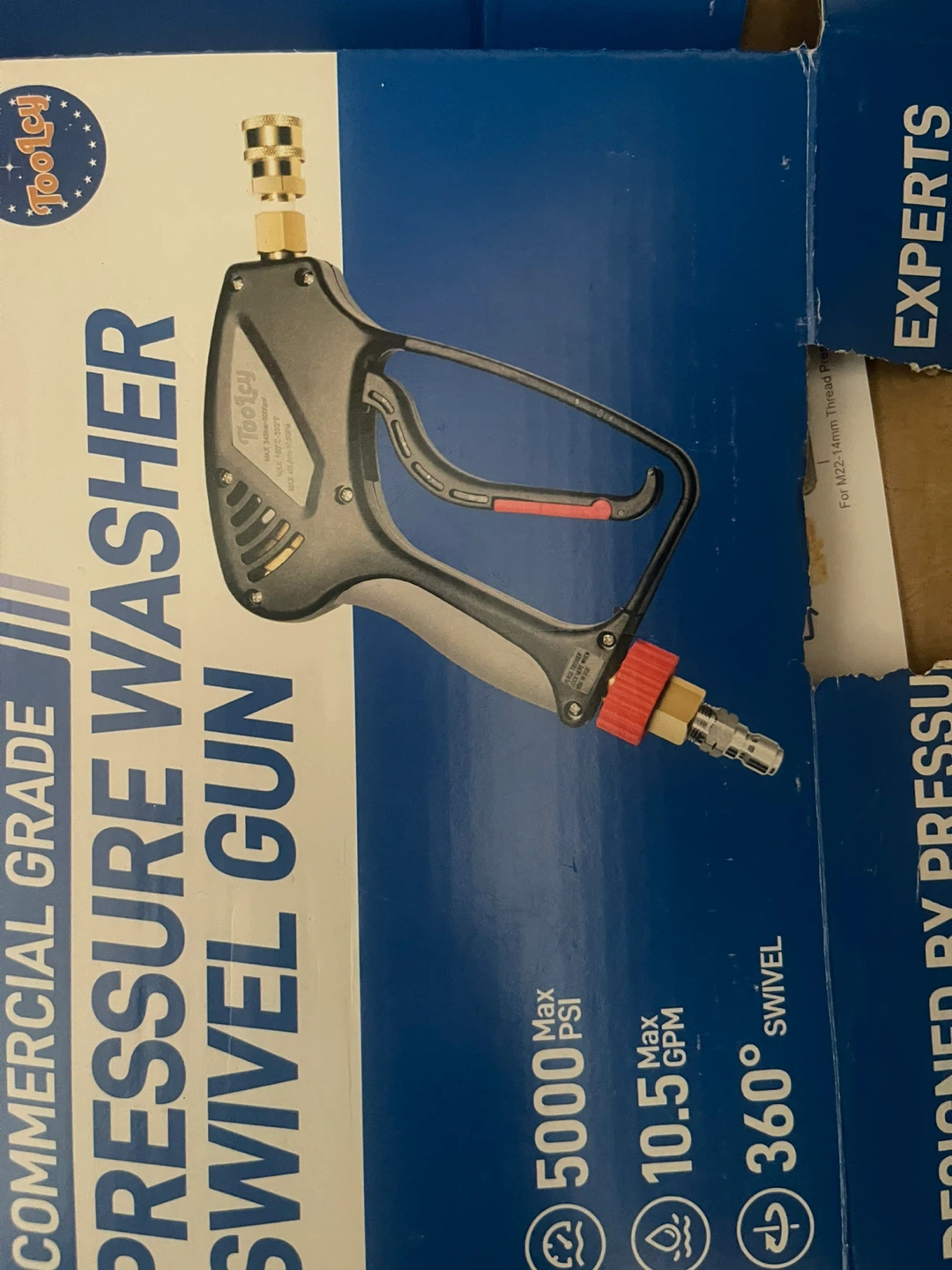 Toolcy Commercial Grade Pressure Washer Swivel Gun - photo 2