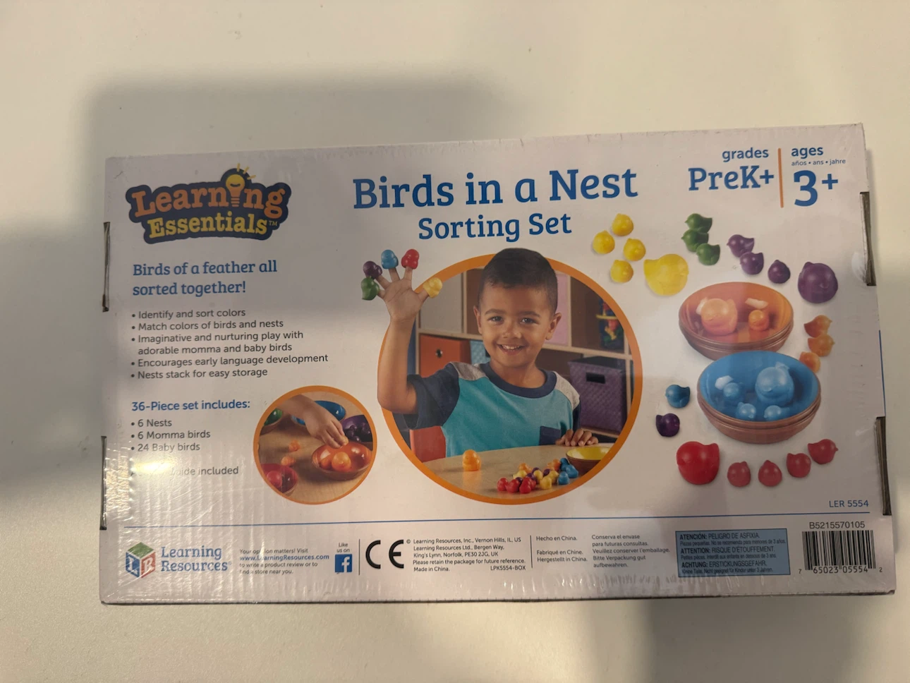 Learning Resources Birds in a Nest Sorting Set - photo 2