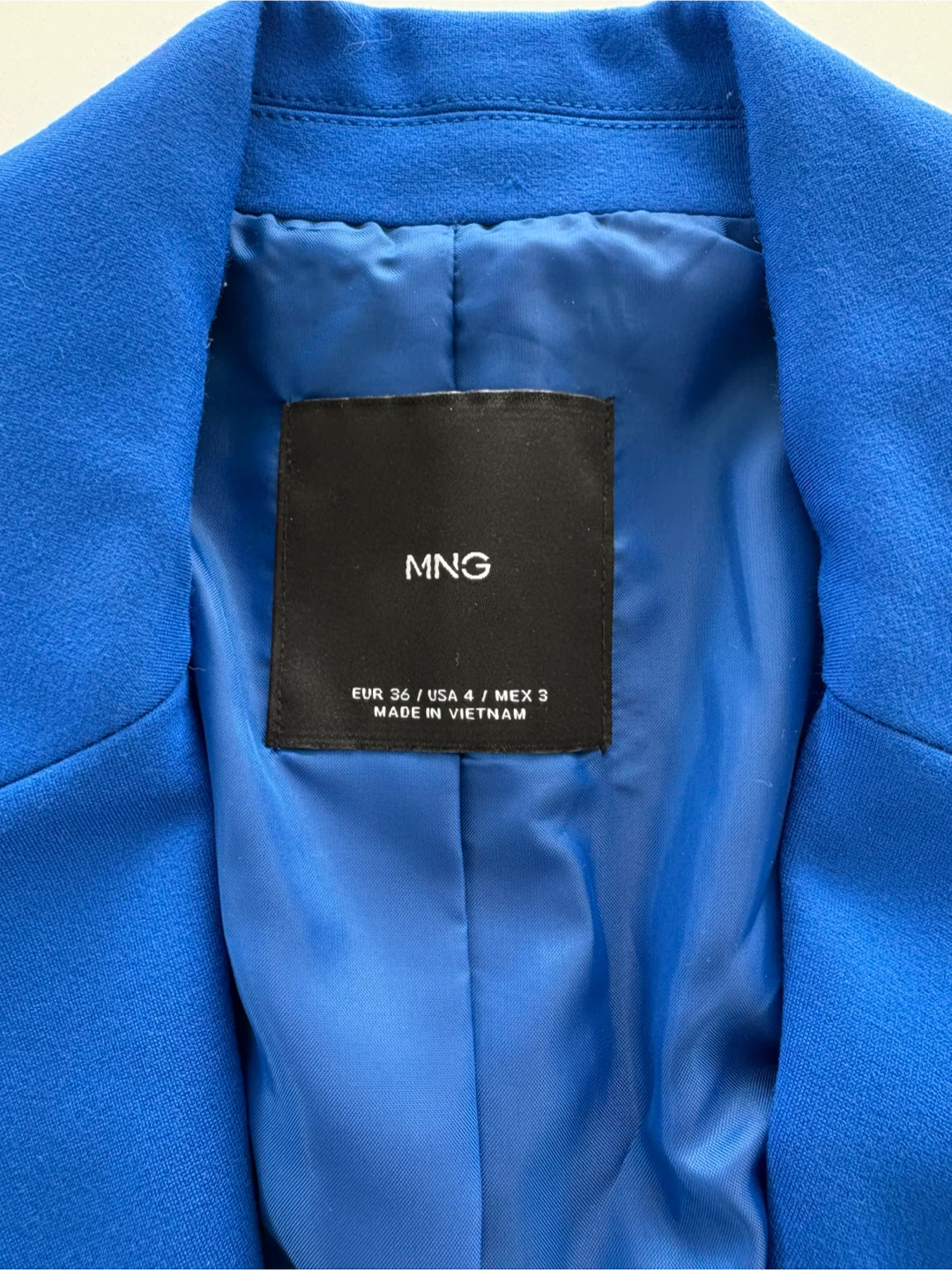 MANGO Cobalt Blue Blazer