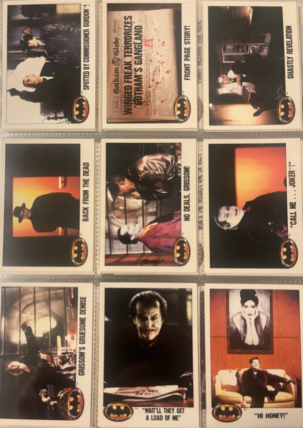 1989 Topps Batman Trading Card Complete Set - photo 5
