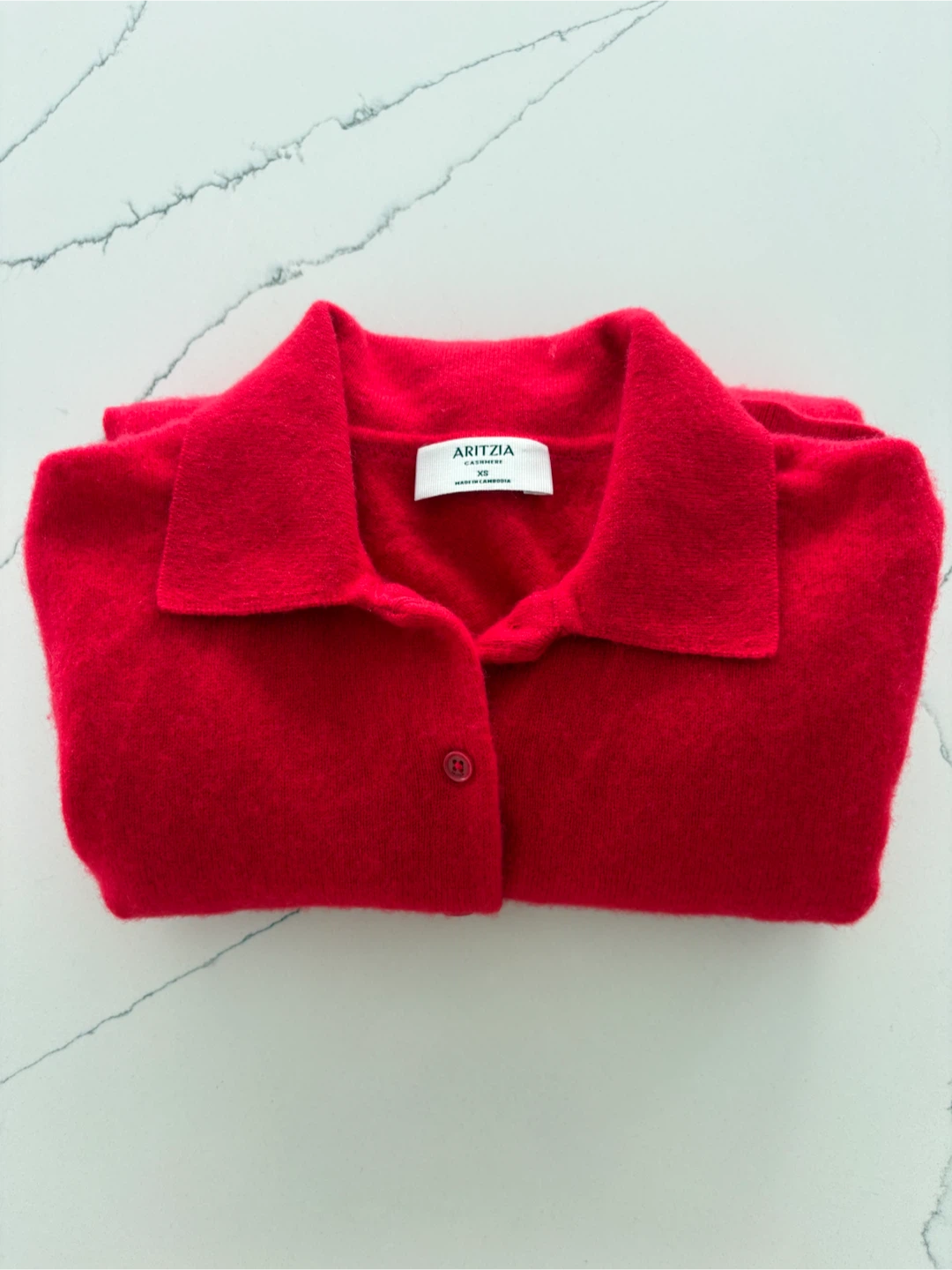 Aritzia Cashmere Polo Sweater
