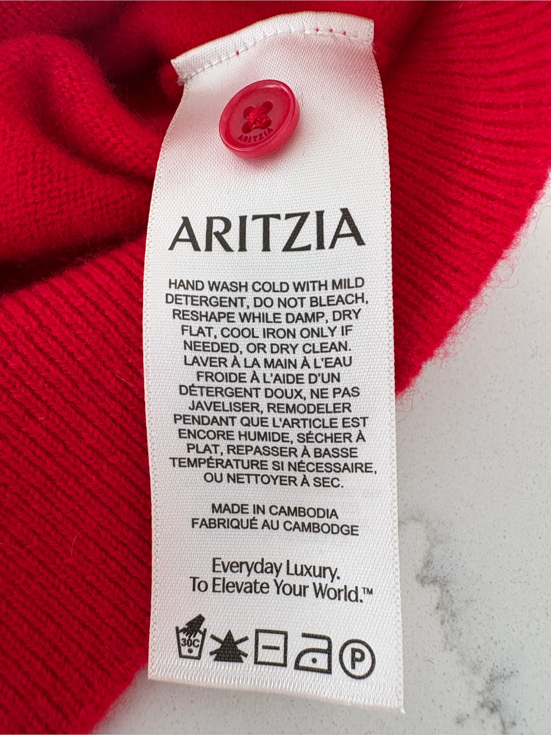 Aritzia Cashmere Polo Sweater - photo 4
