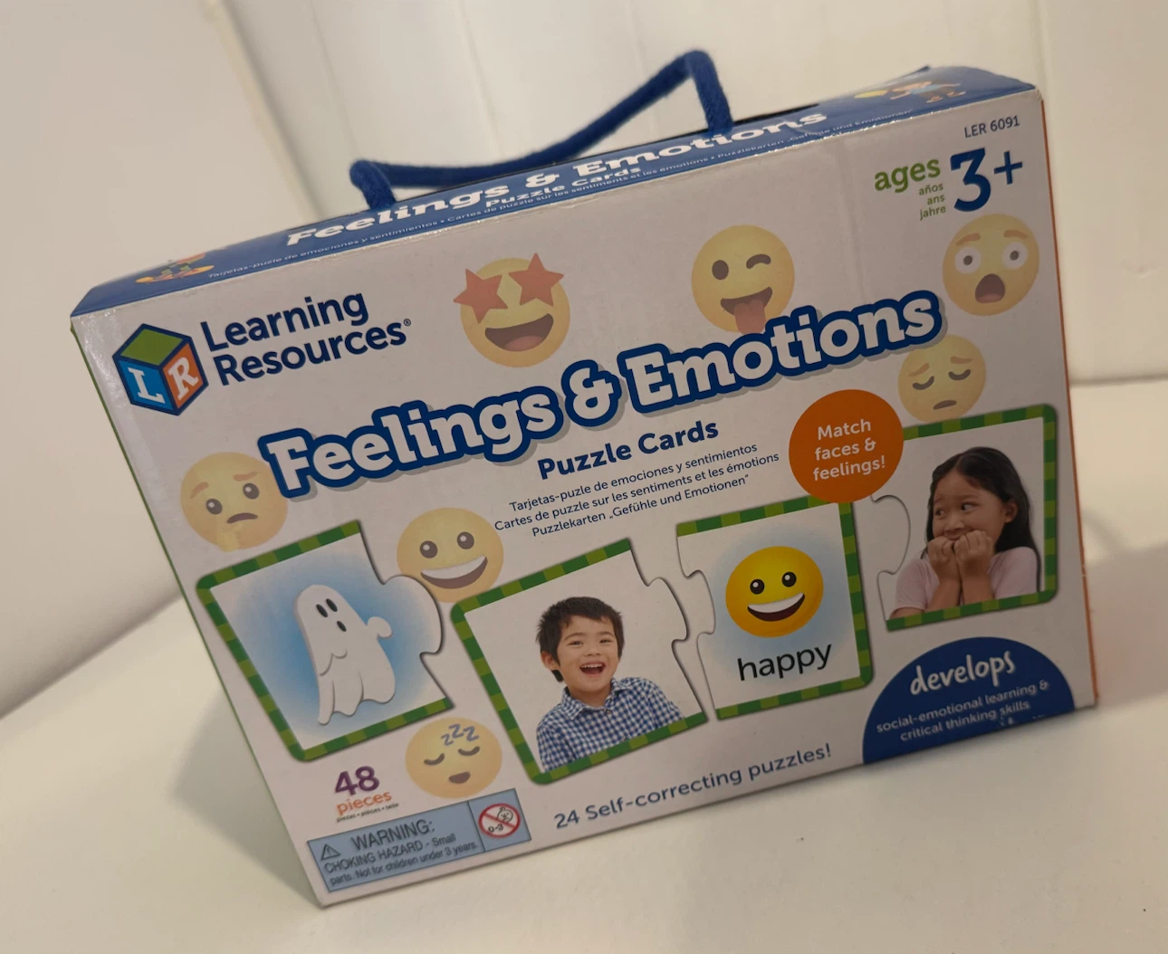 Learning Resources Feelings & Emotions Puzzle Cards