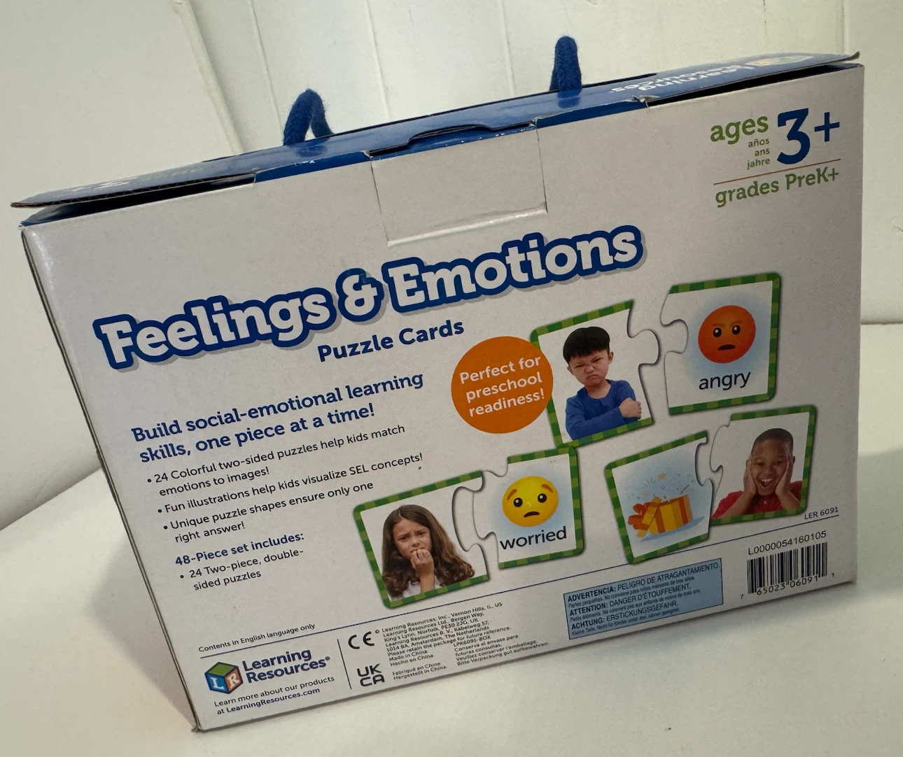 Learning Resources Feelings & Emotions Puzzle Cards - photo 2
