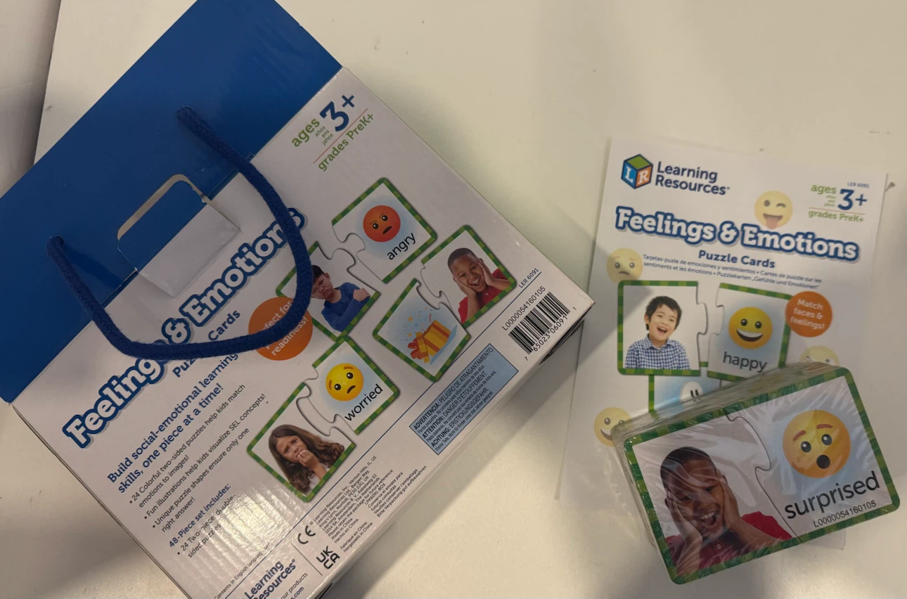 Learning Resources Feelings & Emotions Puzzle Cards - photo 3