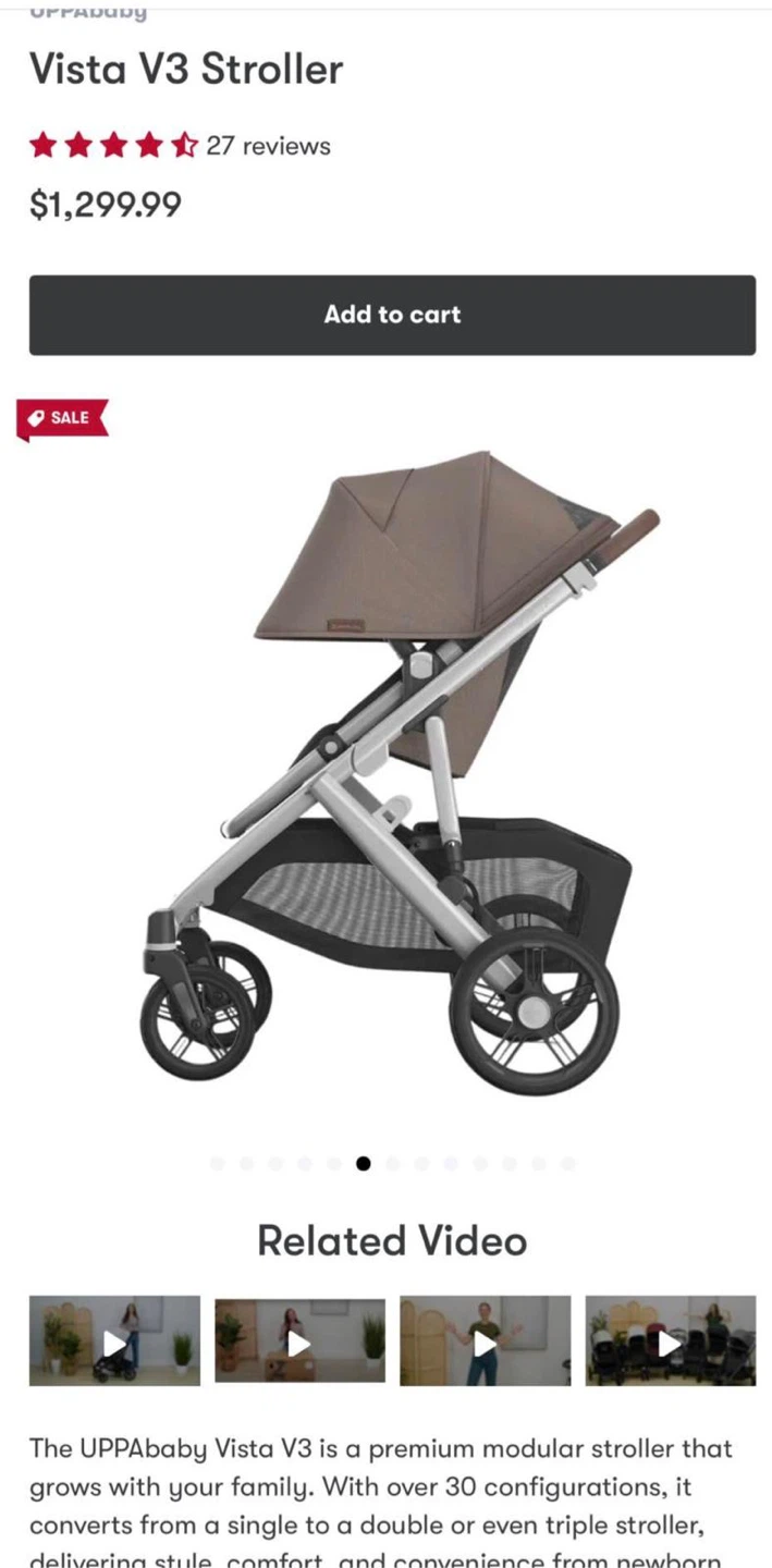 UPPAbaby Vista V3 Stroller Theo color - photo 2