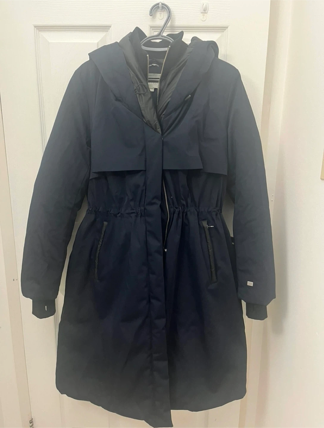 Soia & Kyo Down Coat - Navy Blue - Size XL