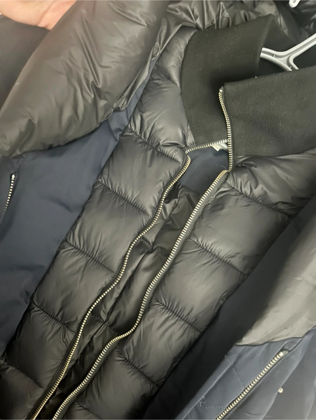 Soia & Kyo Down Coat - Navy Blue - Size XL - photo 3