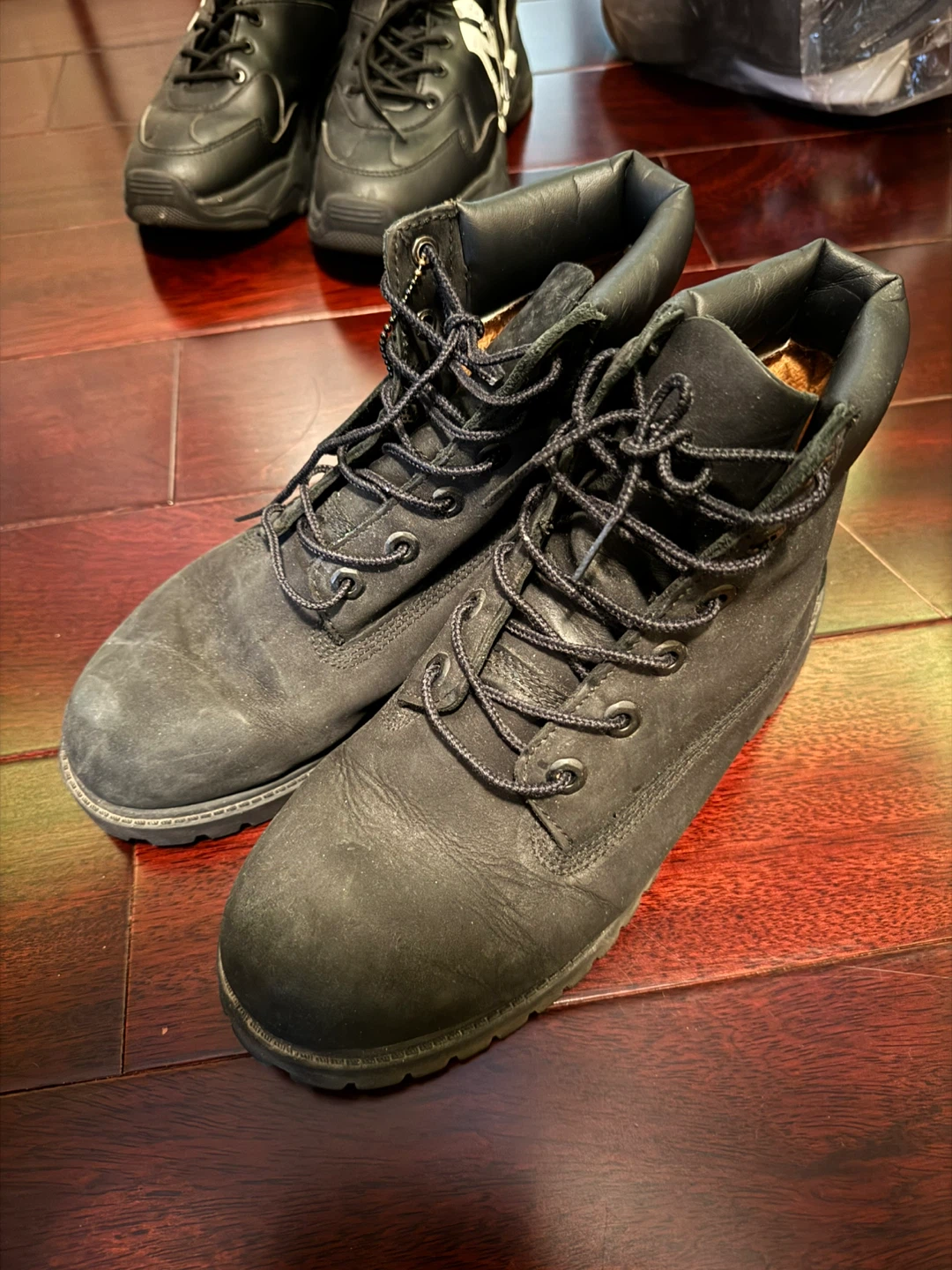 Timberland Black Boots Size 6.5 US