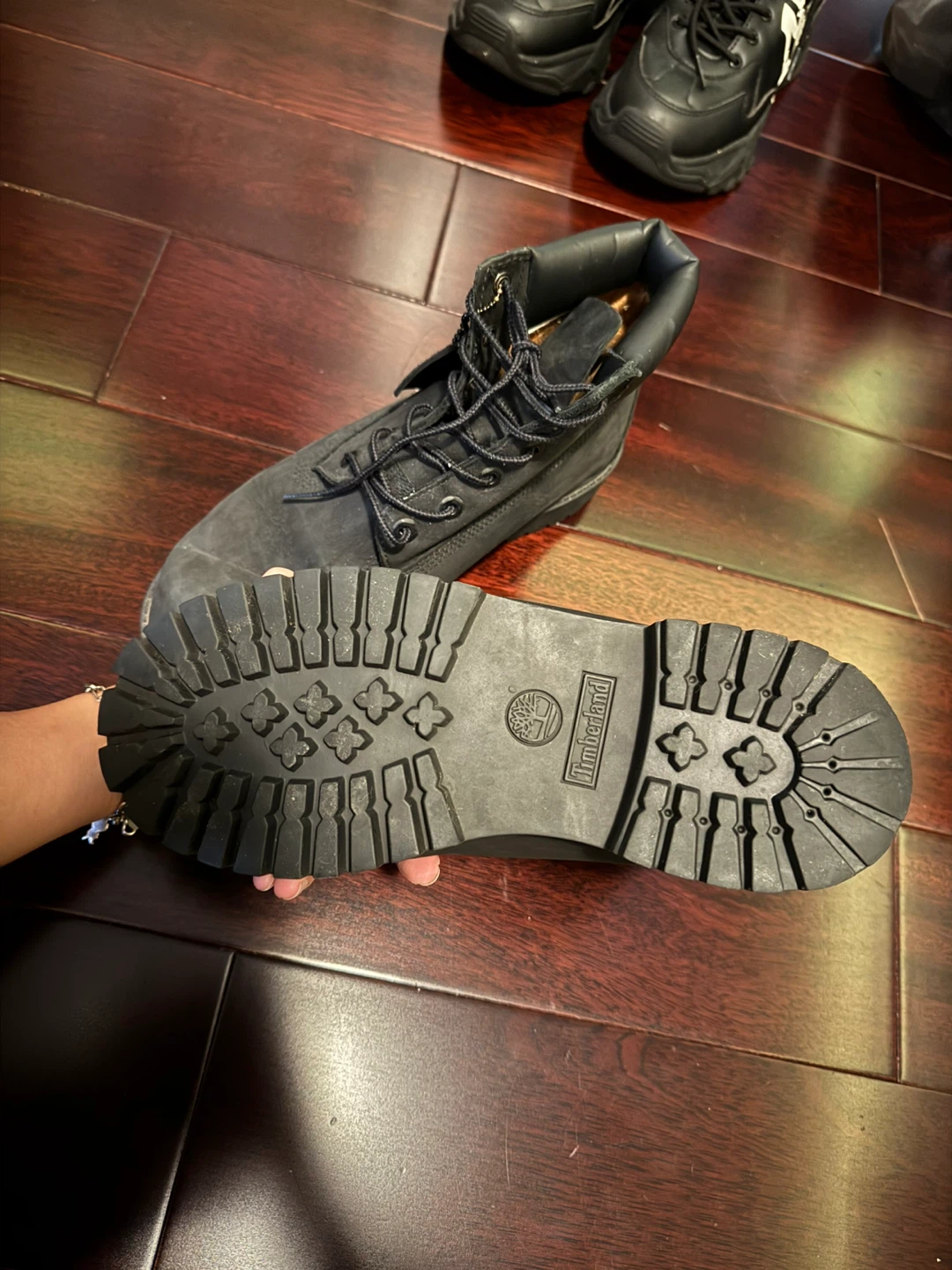 Timberland Black Boots Size 6.5 US - photo 3