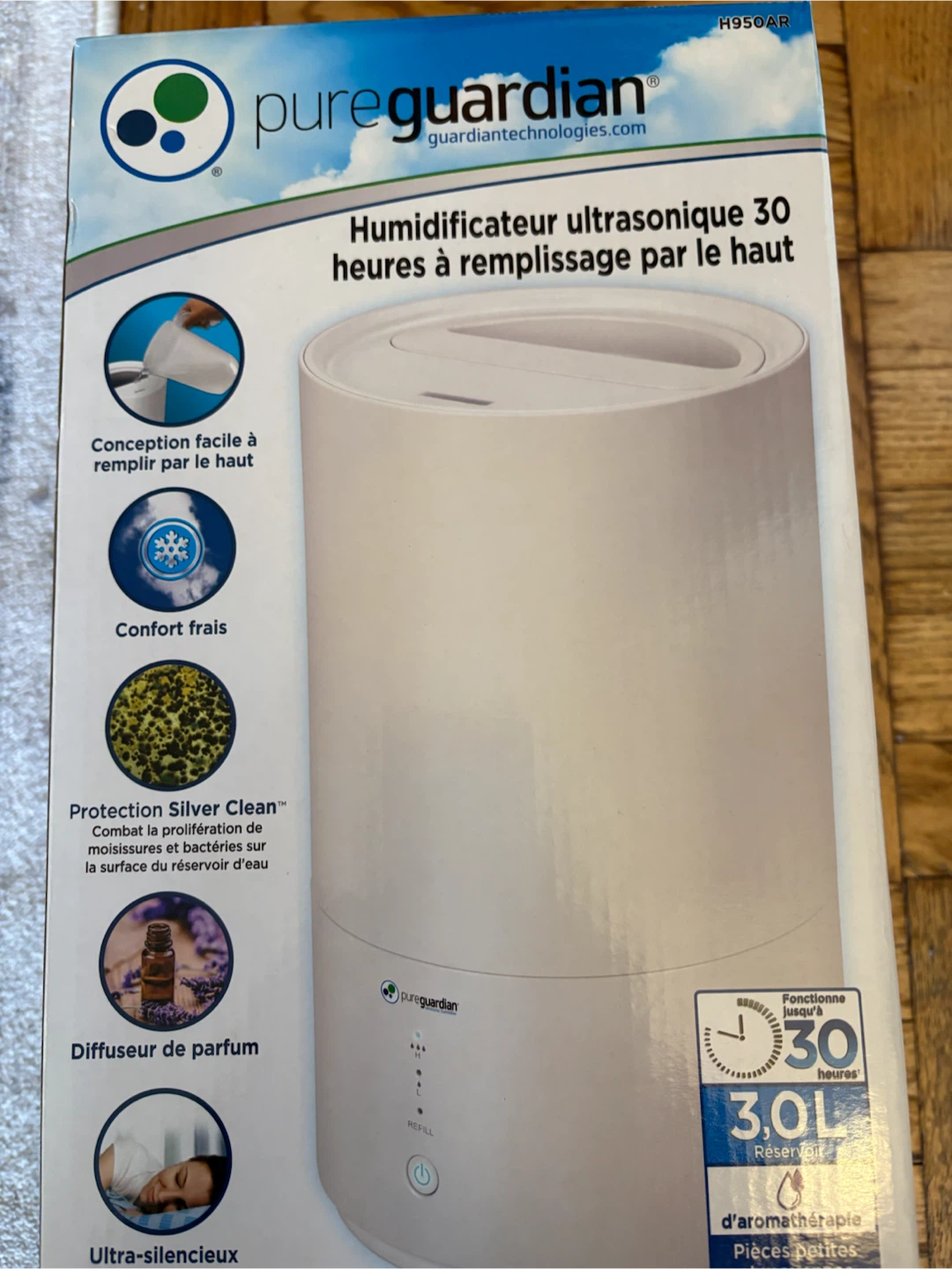 PureGuardian 30-Hour Ultrasonic Humidifier