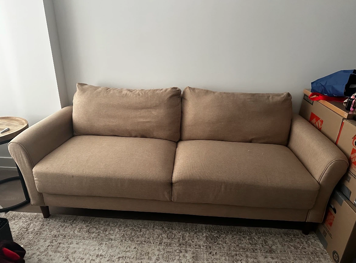 Beige/Tan 2 seater couch