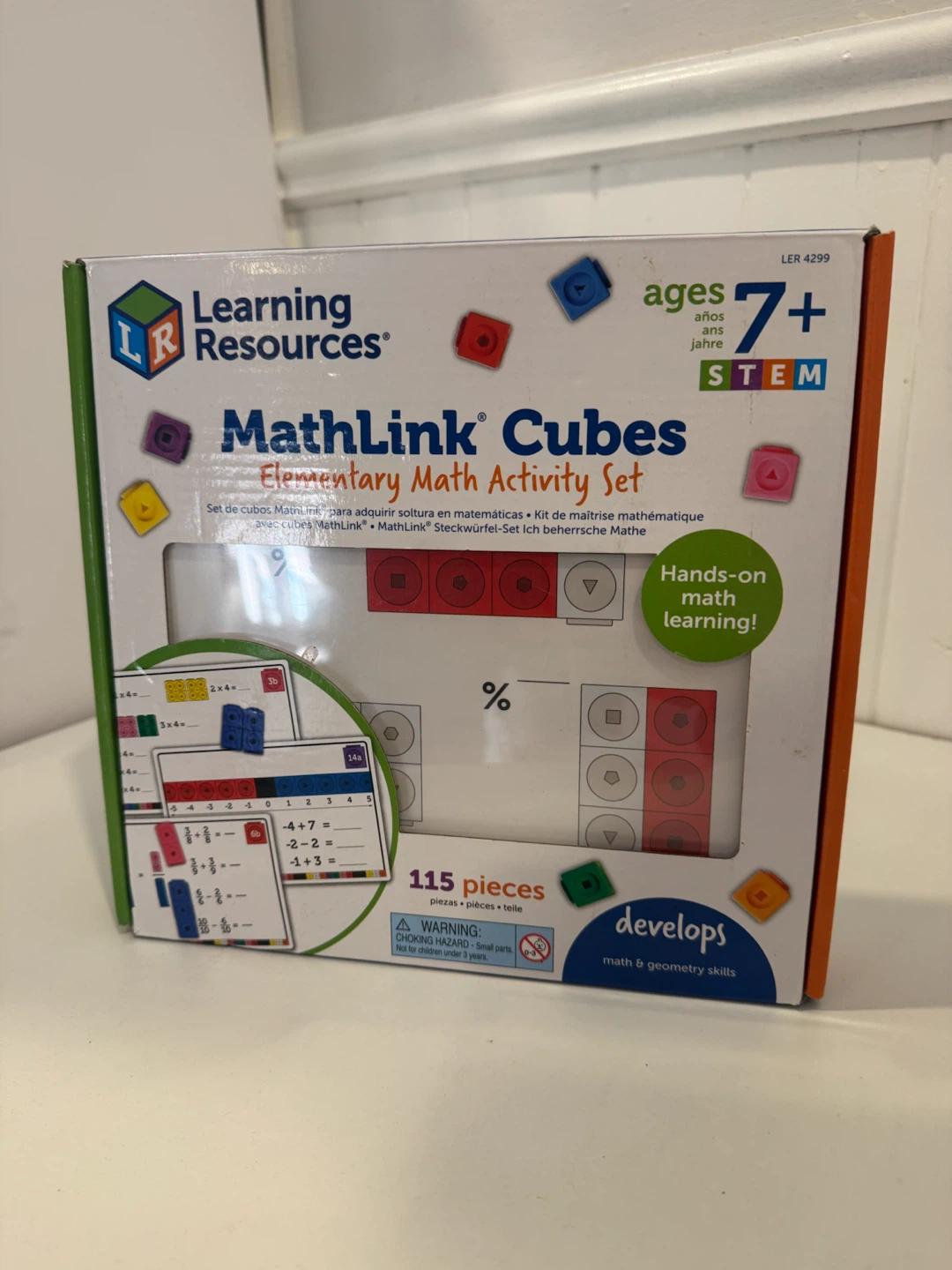 Learning Resources MathLink Cubes Activity Set