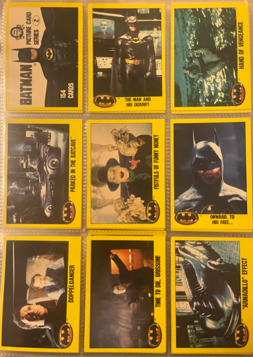 1989 O-Pee-Chee Batman Cards Complete Set