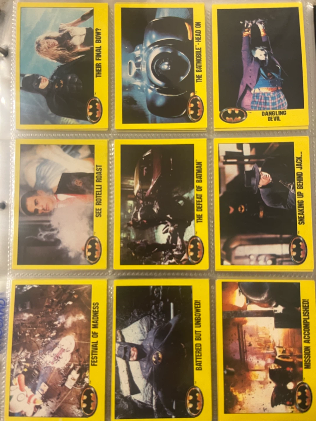 1989 O-Pee-Chee Batman Cards Complete Set - photo 3
