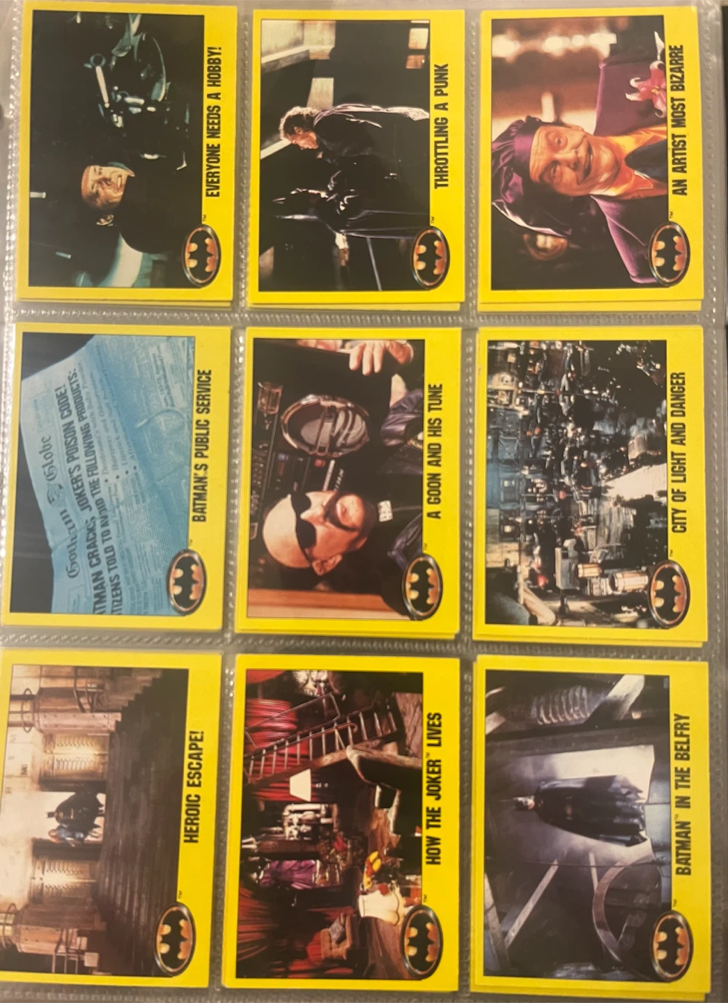 1989 O-Pee-Chee Batman Cards Complete Set - photo 4