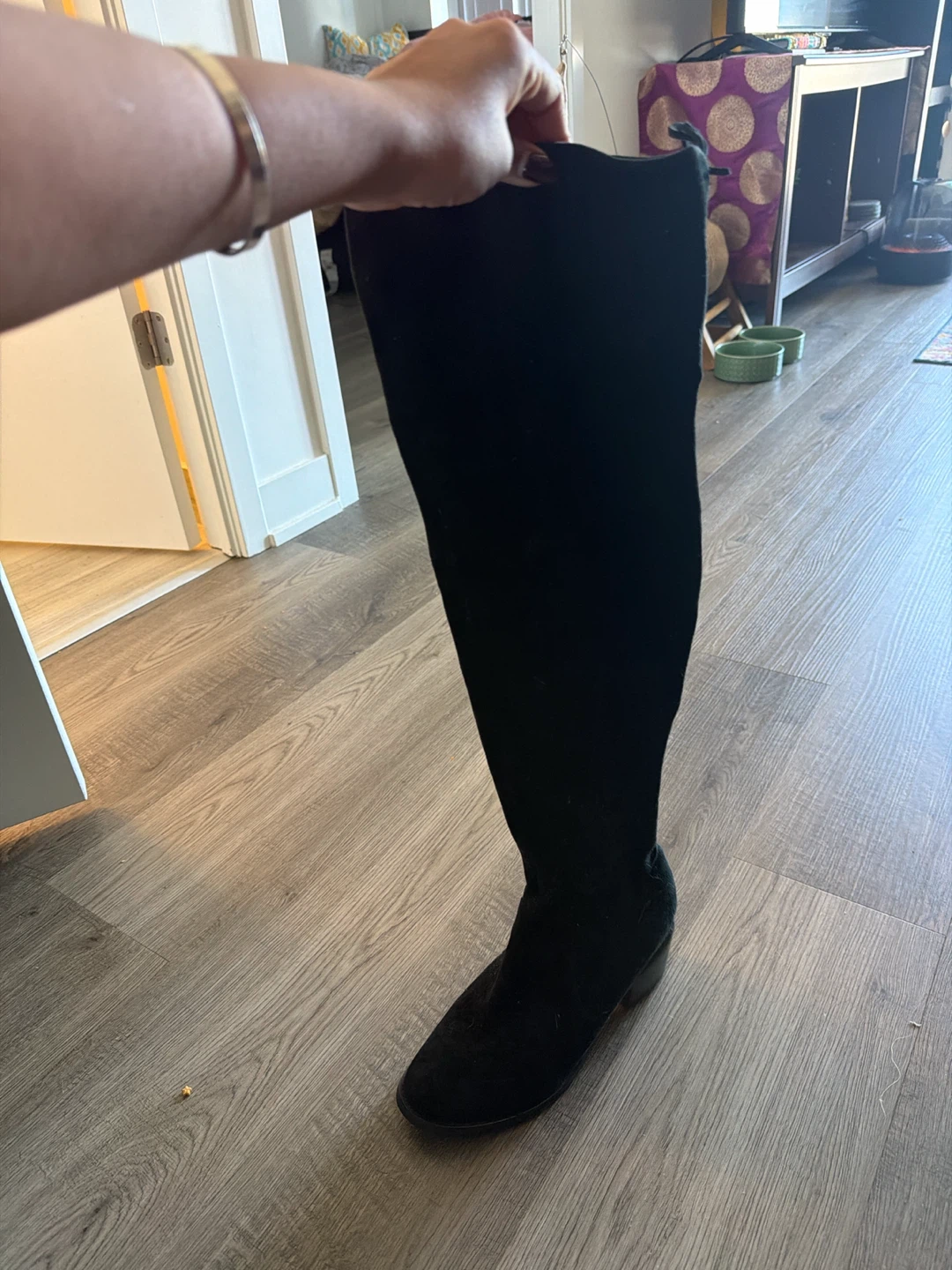 Hotwind Black Over-the-Knee Boots