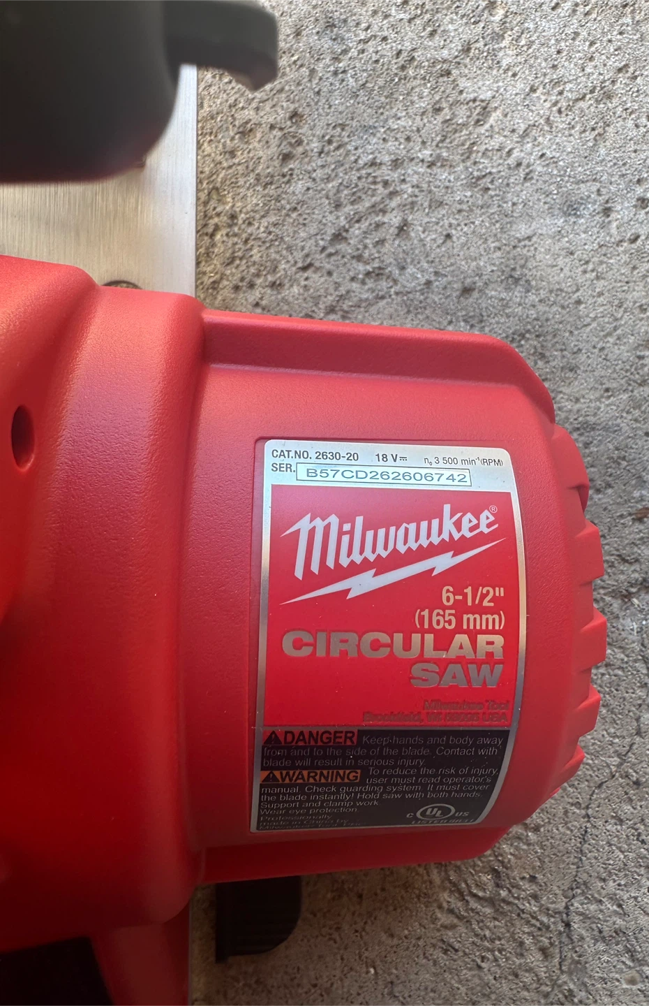 Firm price Milwaukee M18 6-1/2" Circular Saw - photo 2