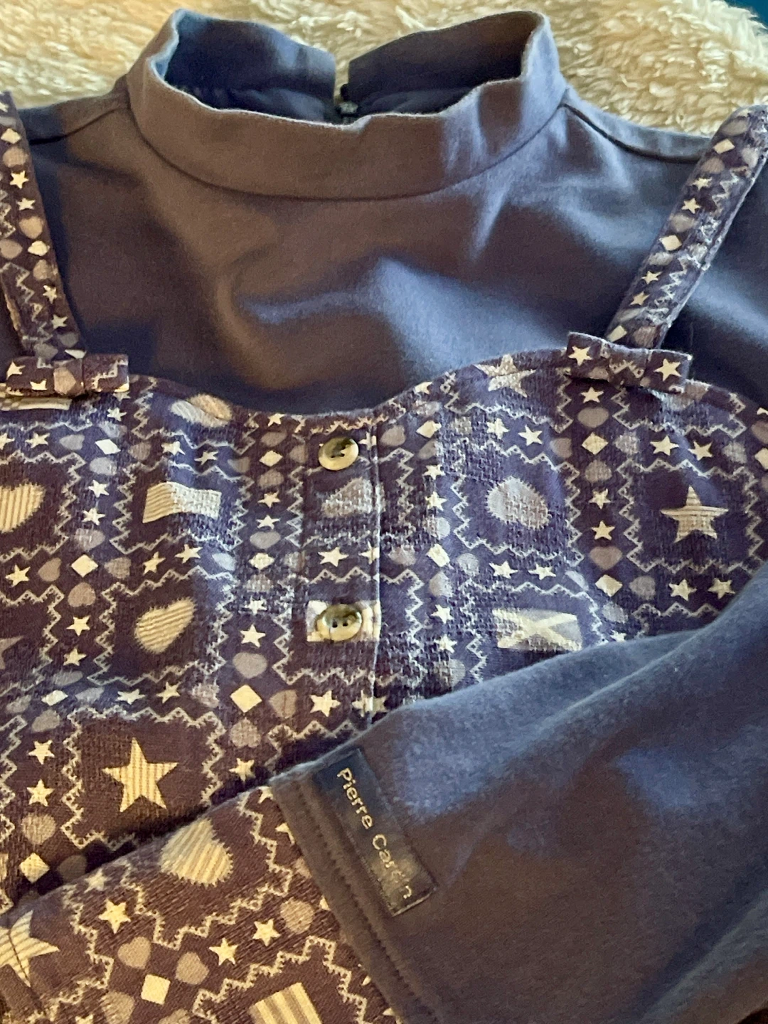 Pierre Cardin Blue Long Sleeve Dress - photo 3