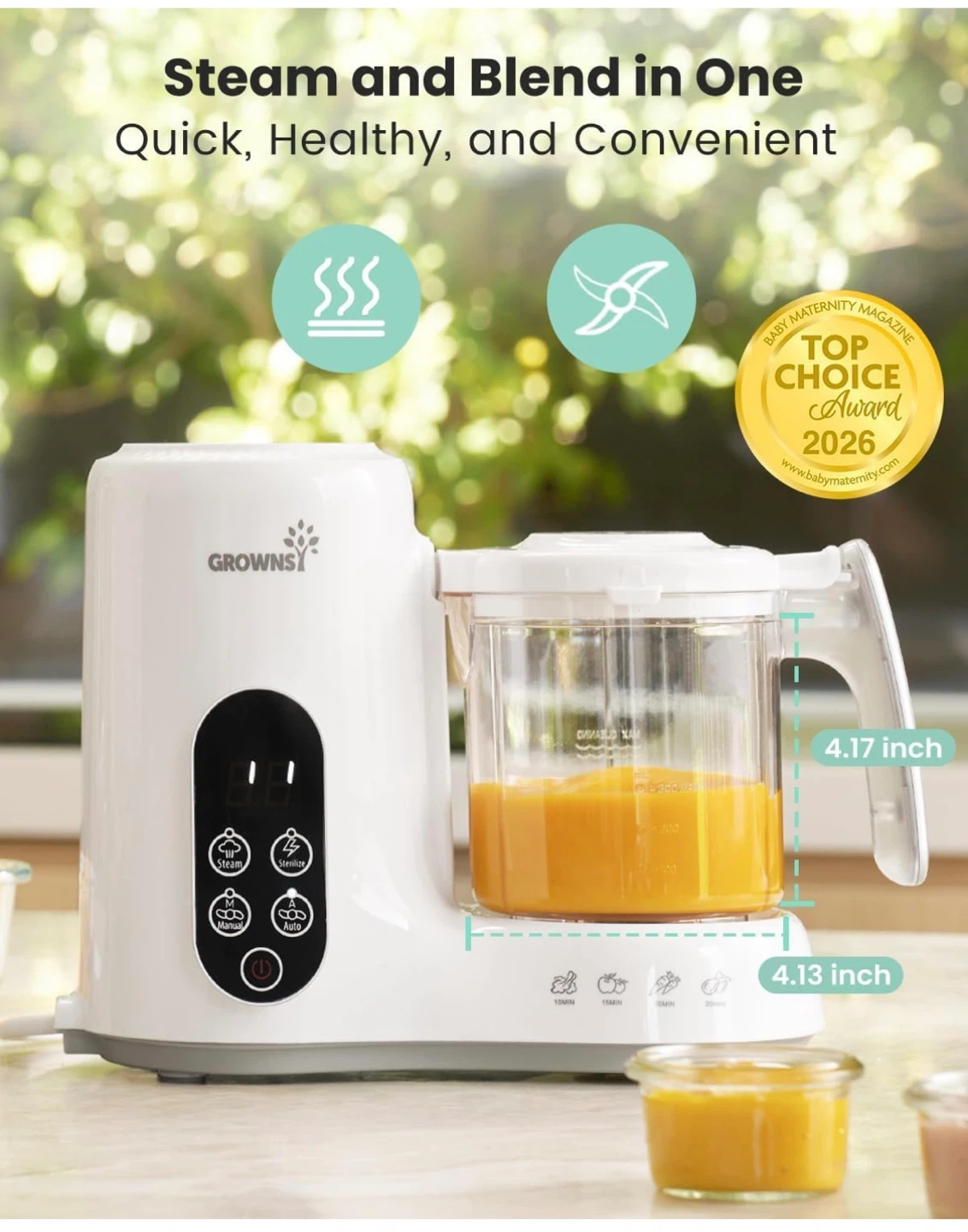 Grownsy Baby Food Maker