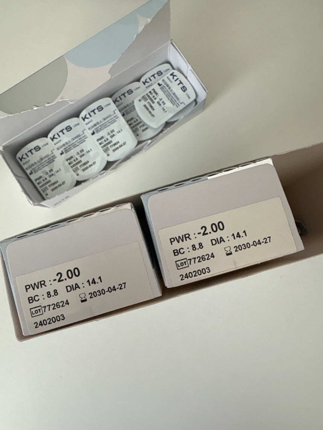 KITS Daily 1-Day Contact Lenses PWR -2.00 - photo 2