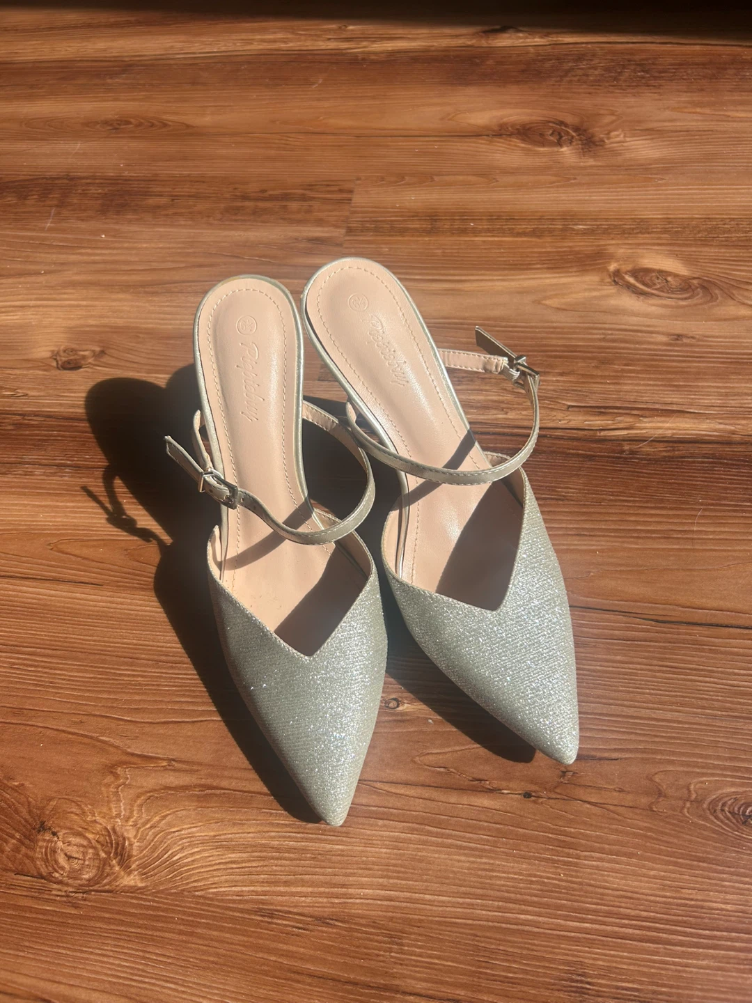 Women’s glitter heels (size 6.5)
