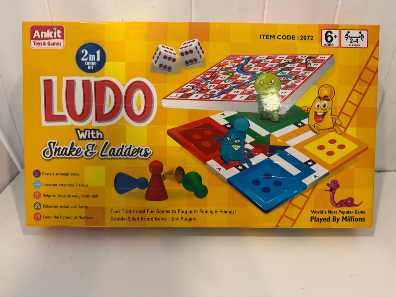 Ankit Toys & Games Ludo and Snakes & Ladders