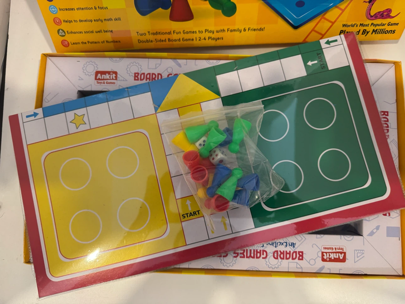 Ankit Toys & Games Ludo and Snakes & Ladders - photo 2
