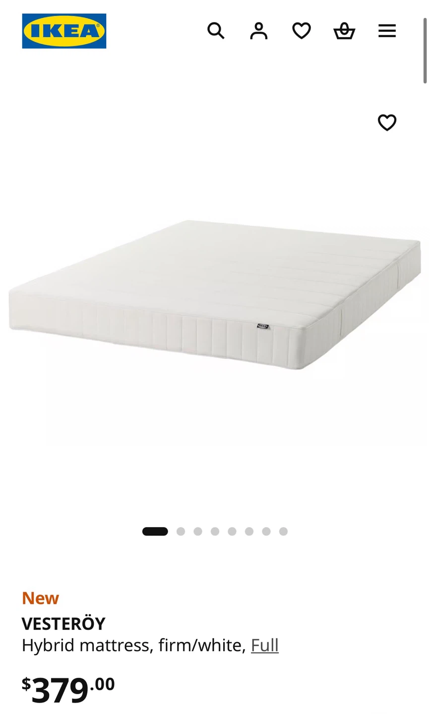 Needs to go today FREE IKEA Mattress & Bed Frame - photo 2