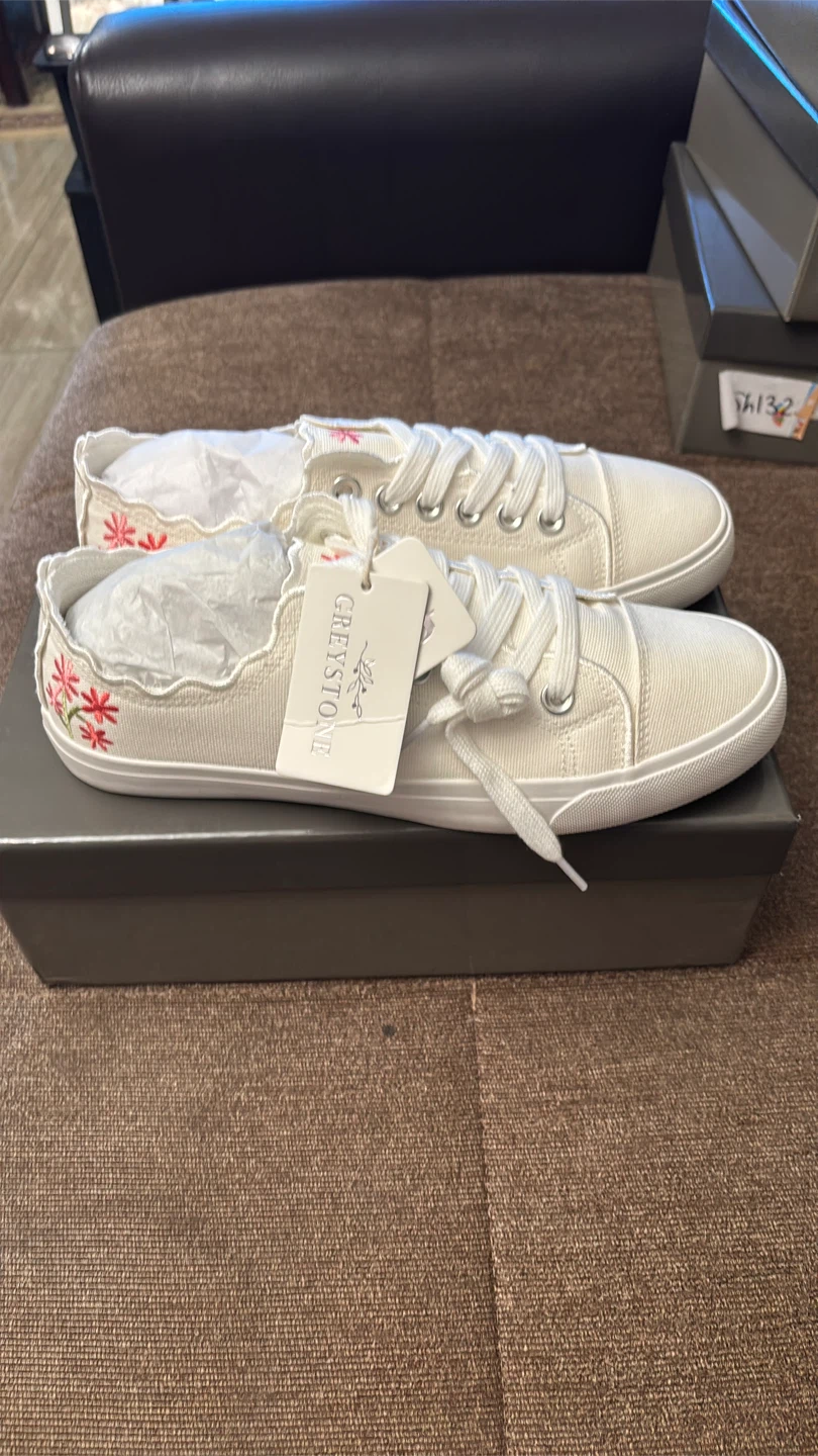 Greystone Floral Canvas Sneakers