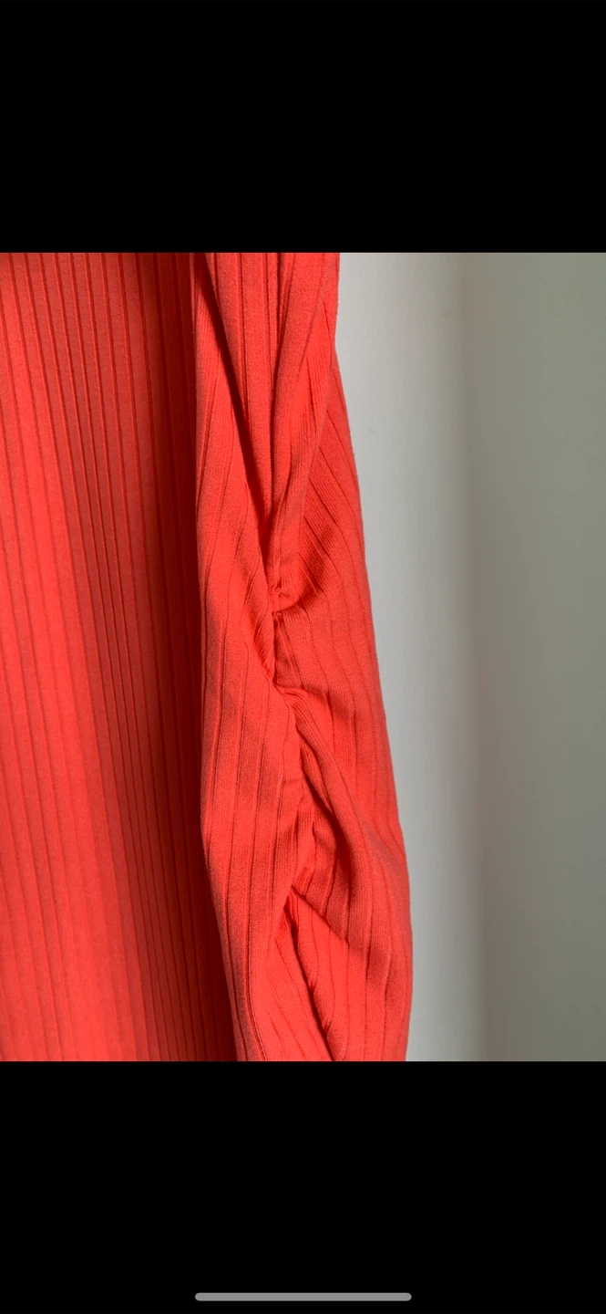 Maternity Ribbed/Ruched Midi Dress - photo 4