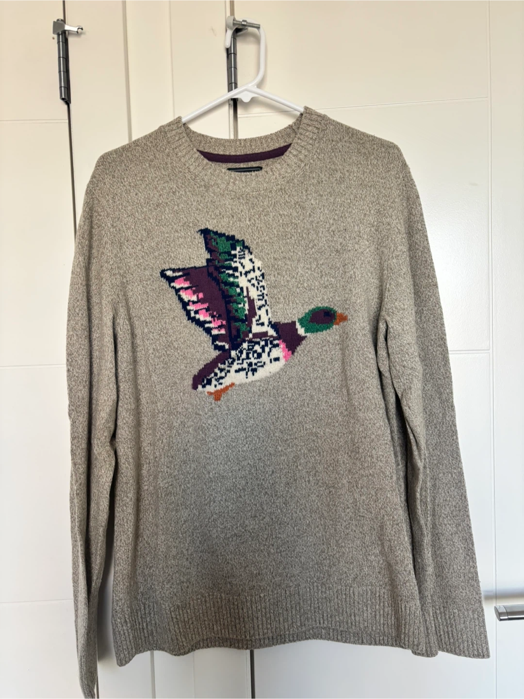Abercrombie & Fitch Mallard Duck Graphic Knit Sweater