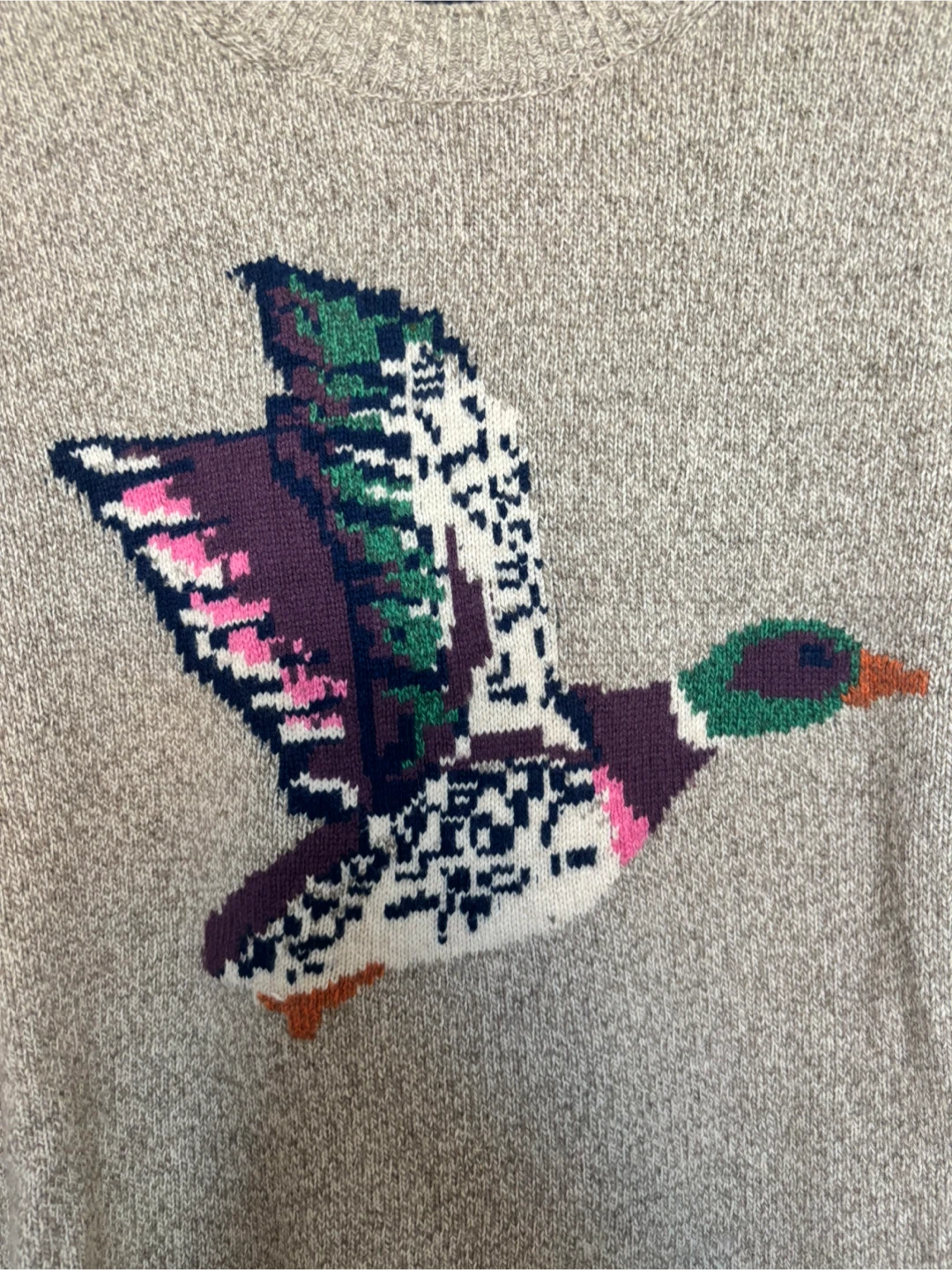Abercrombie & Fitch Mallard Duck Graphic Knit Sweater - photo 3