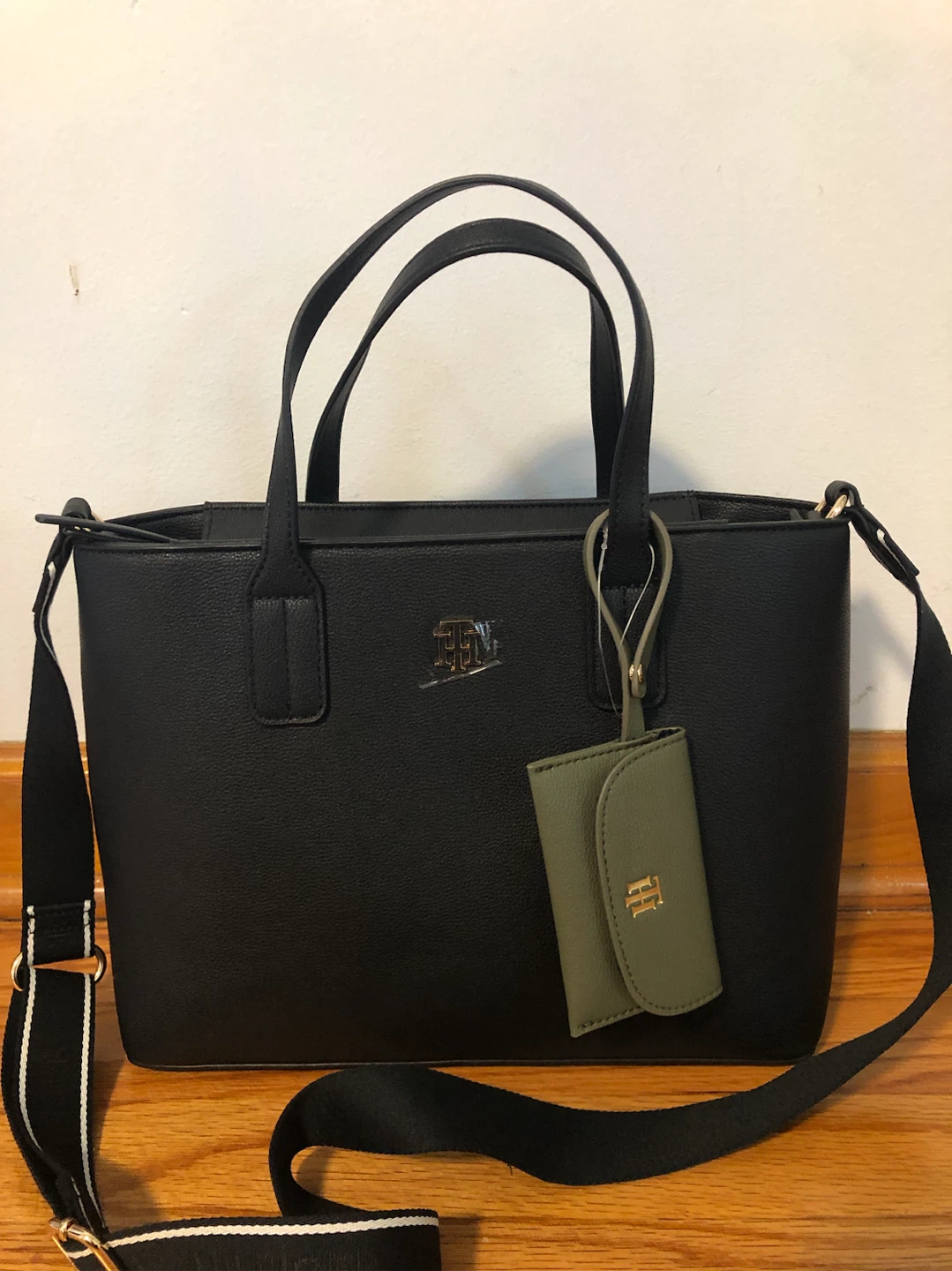 Tommy Hilfiger Black Satchel Bag