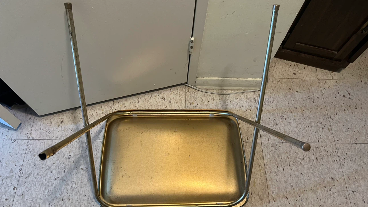 Vintage foldable Table-55 x 40 x 56 cm - photo 3