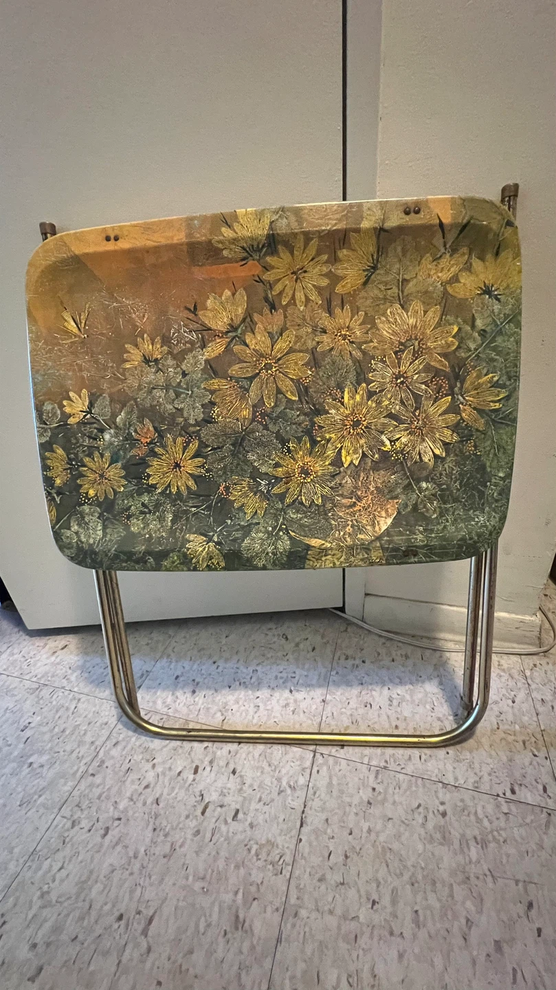 Vintage foldable Table-55 x 40 x 56 cm - photo 4