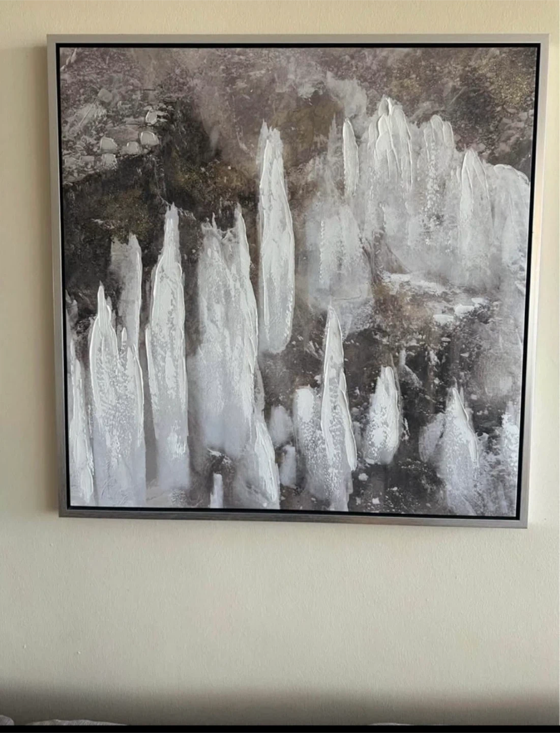 Large Framed Abstract Art Print