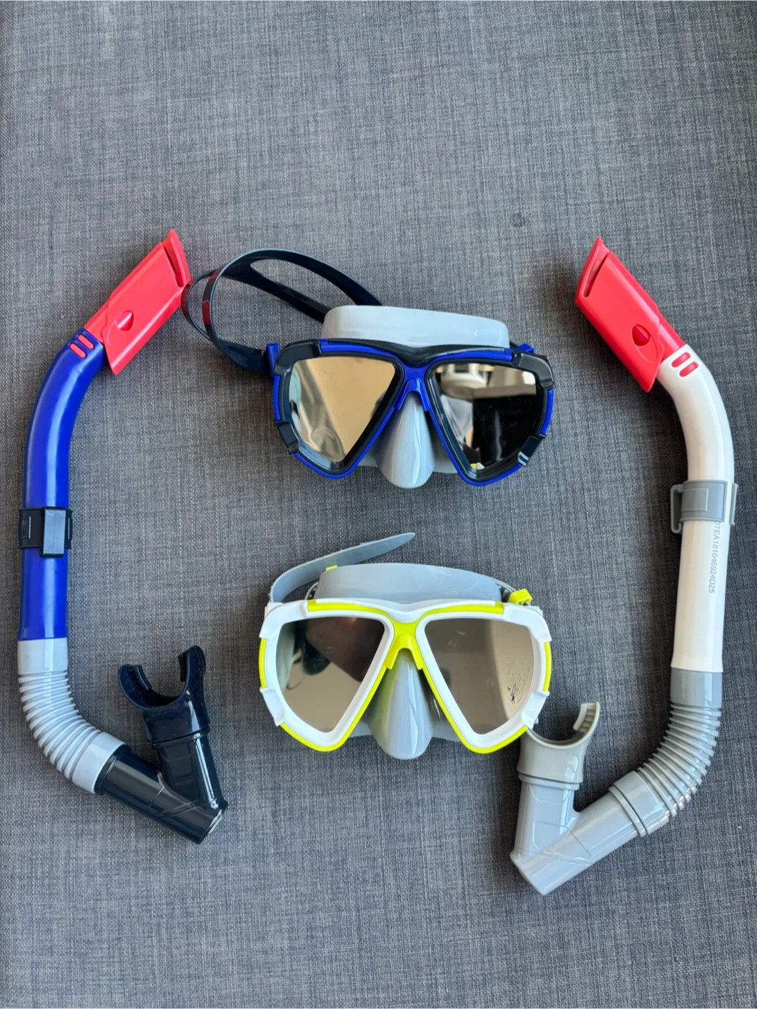 Two Snorkel Sets with Masks