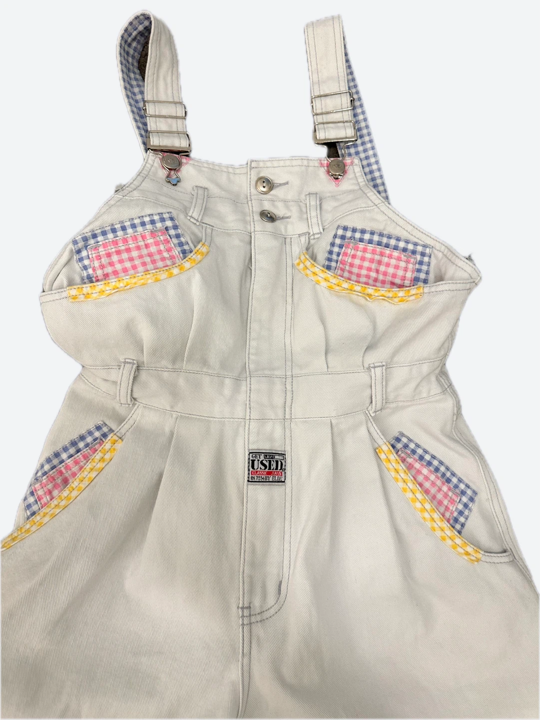 Get Used By Elie Vintage Denim Overalls - photo 4
