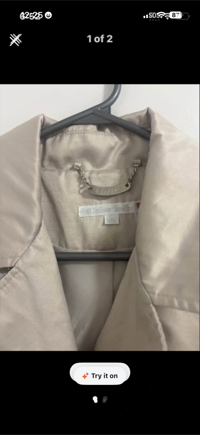 Beige Trench Coat - photo 2