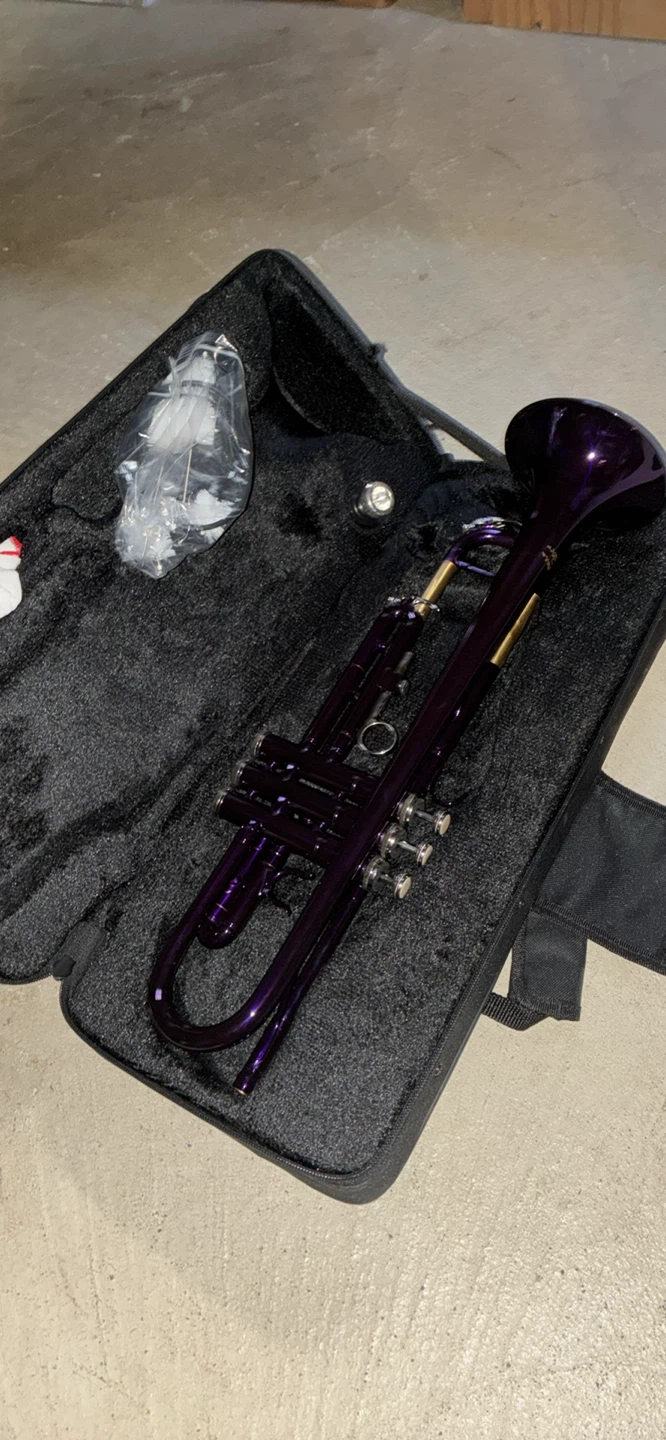 Glory Purple Trumpet with Case - photo 2