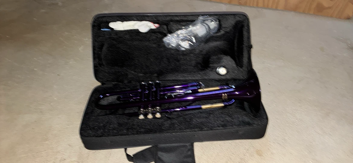 Glory Purple Trumpet with Case - photo 5